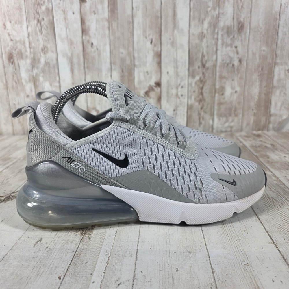 Nike Air Max 270 Womens Wolf Grey Black Sneakers AH6789-018 Size 8